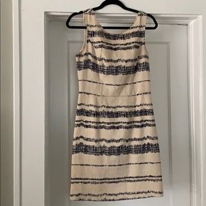 Adorable blue and cream dress